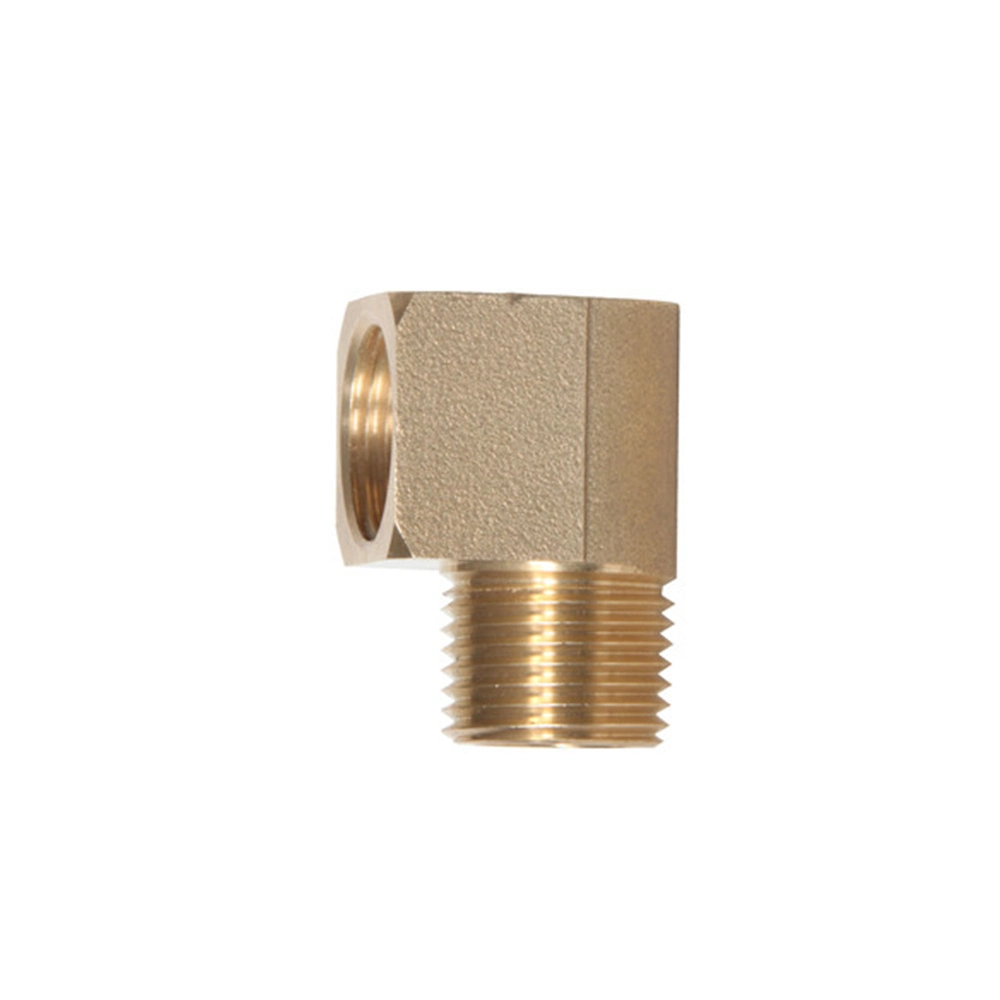 OEM Customized Brass Elbow Pipe Fittings Machinery Metal Spare Parts