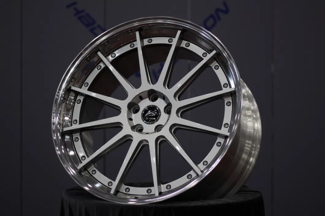 Hadison HD2p1046 for Work Design Custom Polished Deep Lip 2/3 Pieces Forged Alloy Wheel Rim 17"18" 19" 20" 21" 22" 23 "24" Inch