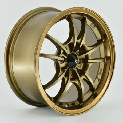 Ruota in lega di alluminio per auto in bronzo forgiato monoblocco da 15 pollici 15 * 7.0 5 * 100 5 * 114.3